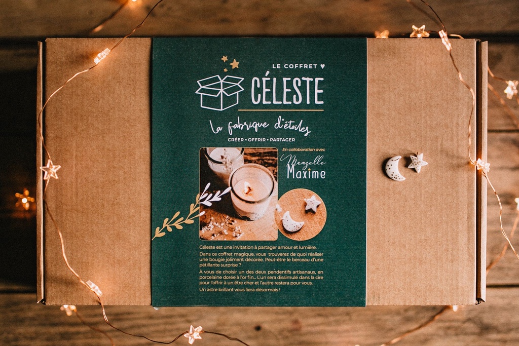 Coffret "Céleste" - Créez une bougie cachant un bijou exceptionnel