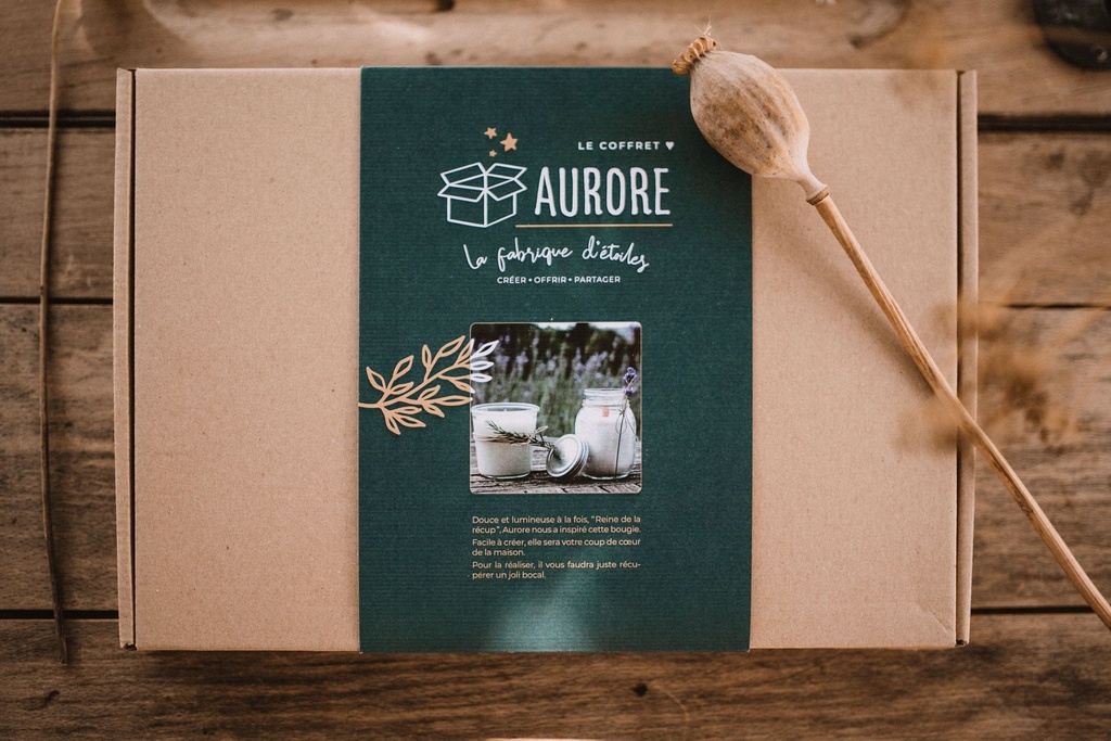 Coffret "Aurore" - Créez une bougie naturelle